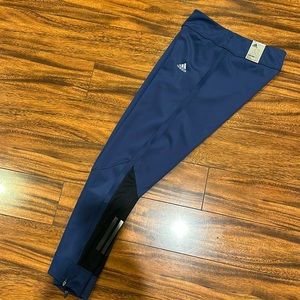 Navy Adidas legging. New with tags